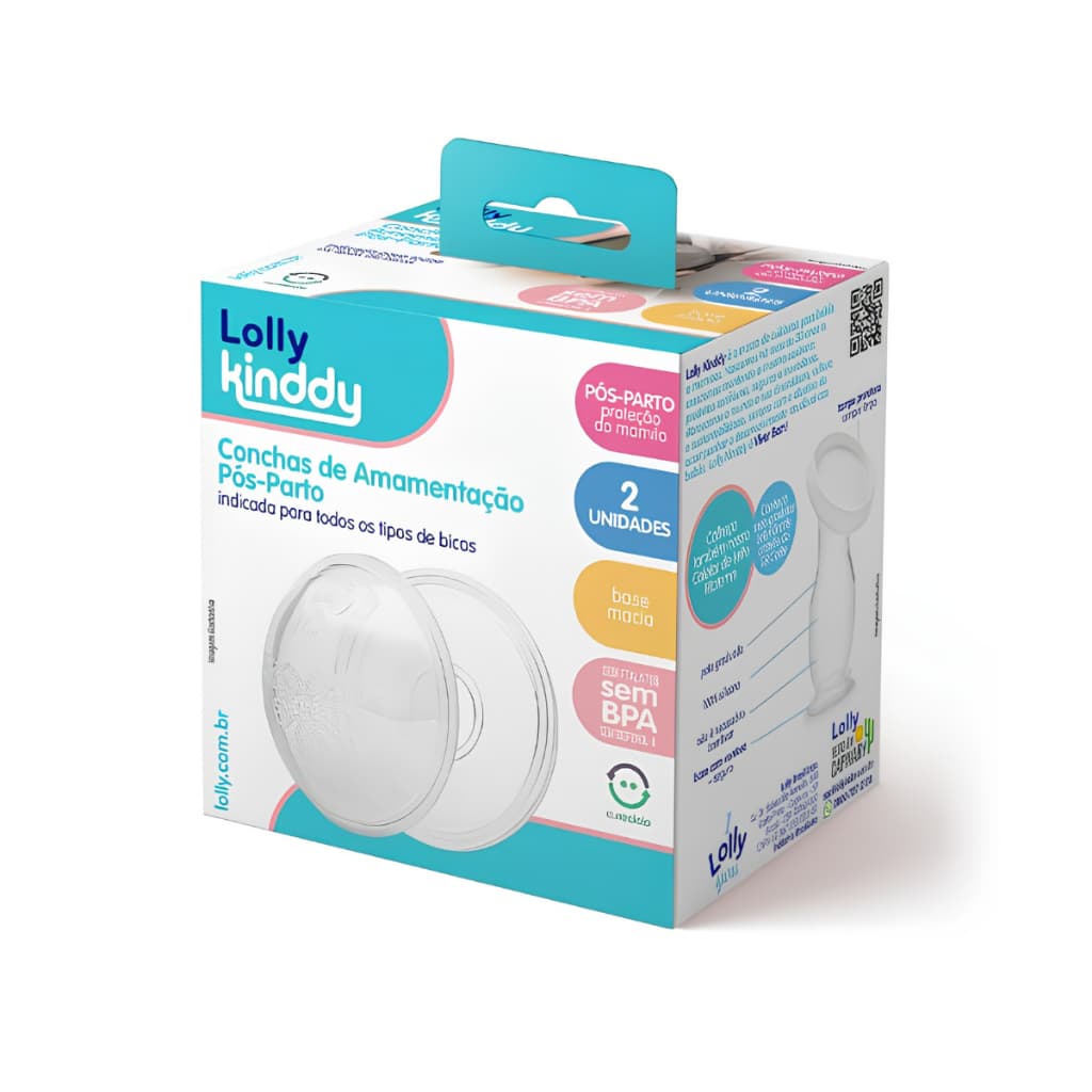 Concha De Amamentação Pós Parto Macia - Lolly Kinddy