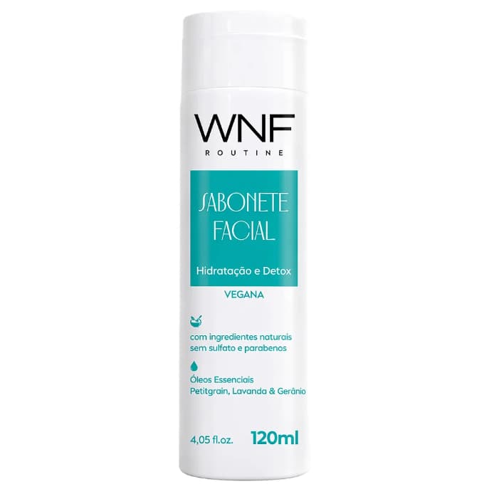 Vegana Routine Sabonete Facial Hidratação e Detox 120ml WNF