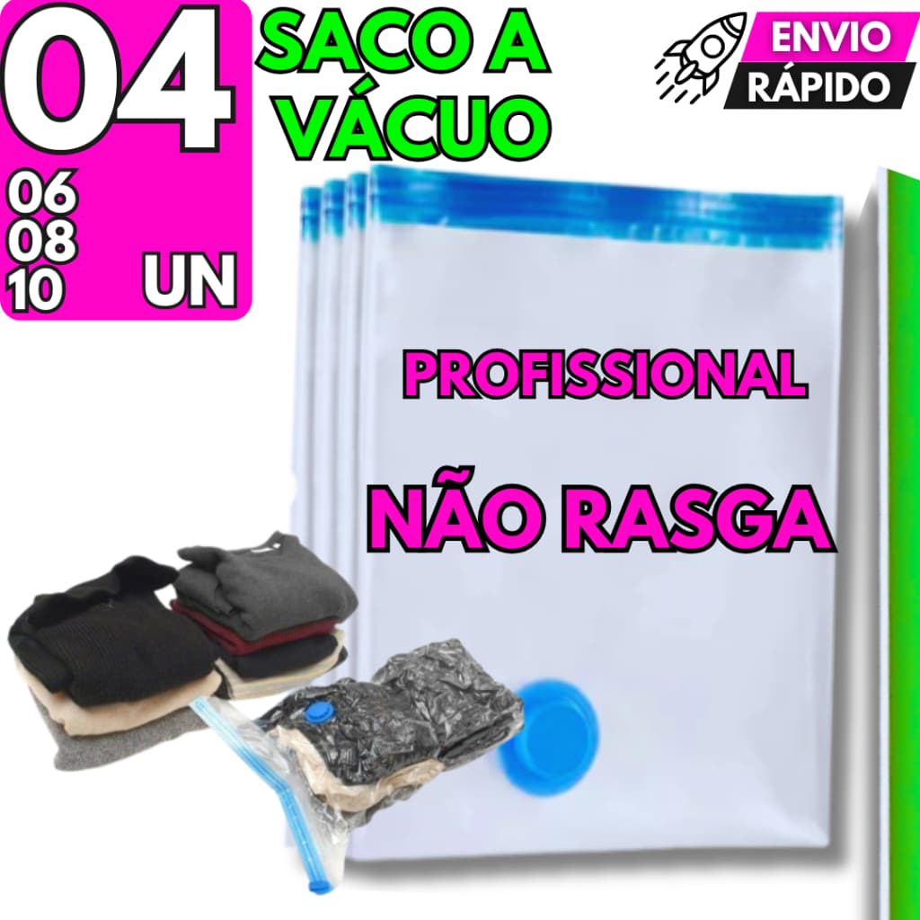 10/08/06/04 Saco a Vácuo Organizador Roupas Economia de Espaço Viagem Travesseiro Cobertor Edredom