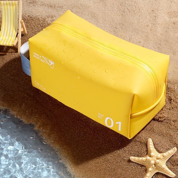 Necessaire Organizador Maquiagem Feminina Transparente WashBag a prova de água