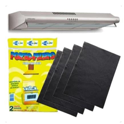 4 Filtros Mantas P/ Coifa Universal De Coifas E Exaustores