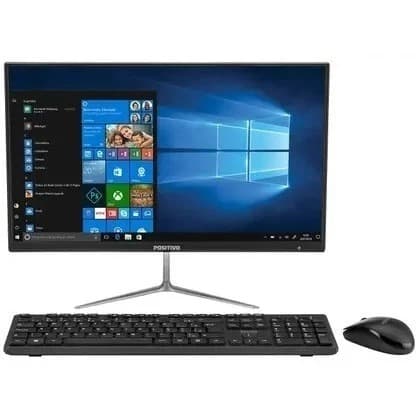 Computador All in One Positivo Union C4128A-21 - Intel Celeron Dual-Core 4GB 128GB SSD LED 21,5”