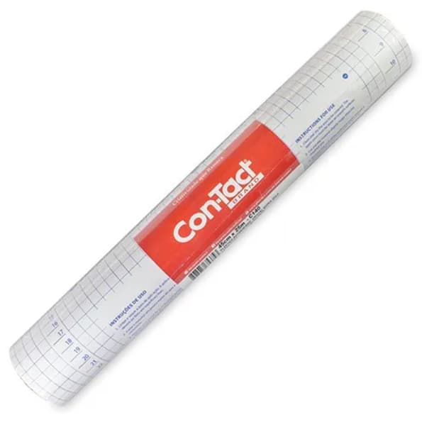 Papel Contact Cristal Transparente 45cm 60 Micras Adesivo Protetor Móveis Livros Mesa 5m 10m 25m