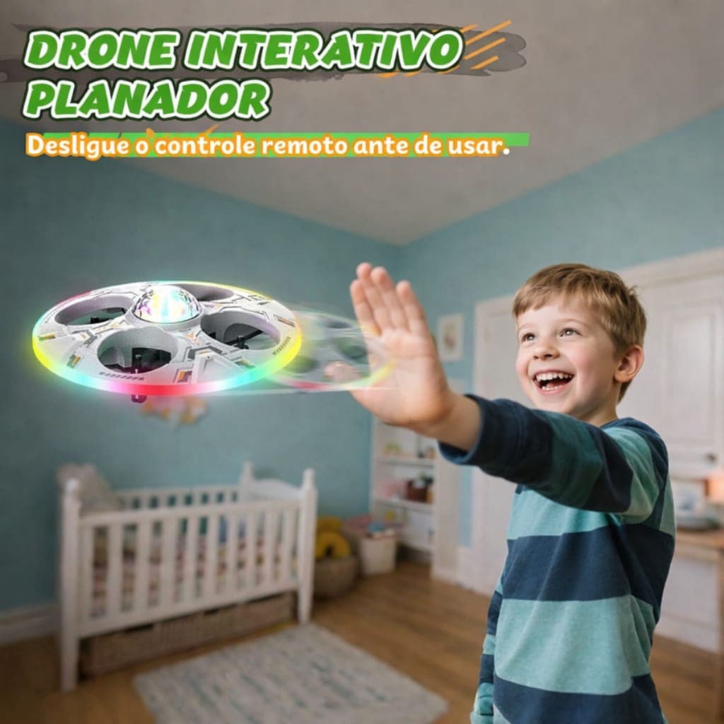 Drone RC OVNI Inteligente de Controle Remoto de 2.4GHz Perfeito para Pequenos Aviadores