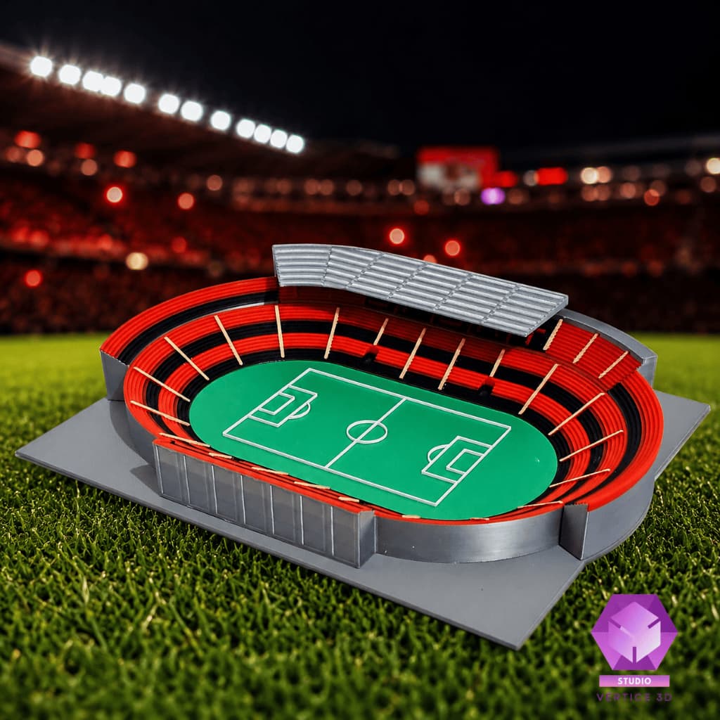 Miniatura Estádio Ilha do Retiro Sport Recife Maquete Decoração Torcedor Presente Futebol