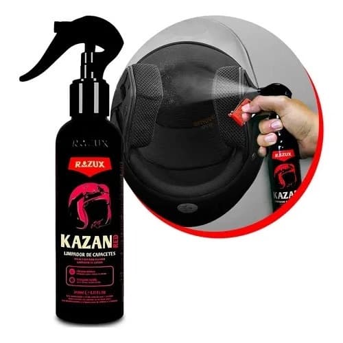 Razux/vonixx Kazan Red 240ml - Limpador De Capacetes