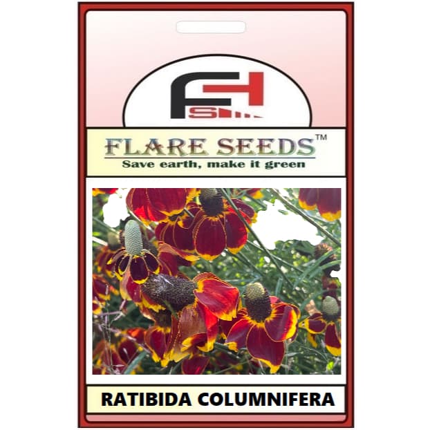 3 sementes da linda flor Chapeu Mexicano (Ratibida columnifera)