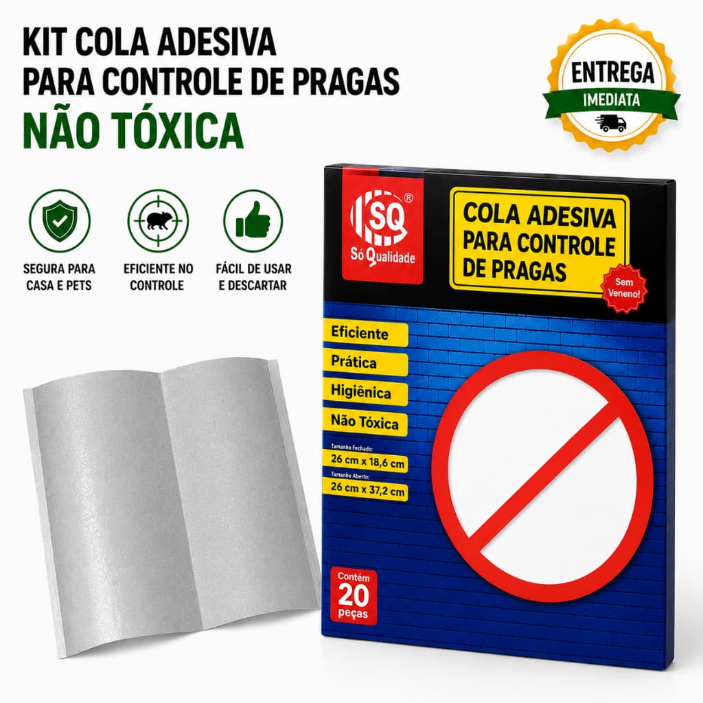 Cola Adesiva Para Controle De Pragas Alta Fixação Não Tóxica Premium