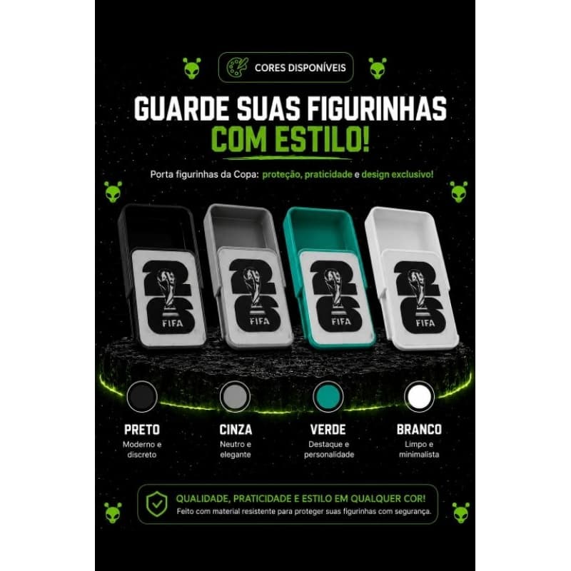 porta fugurinhas album da copa do mundo