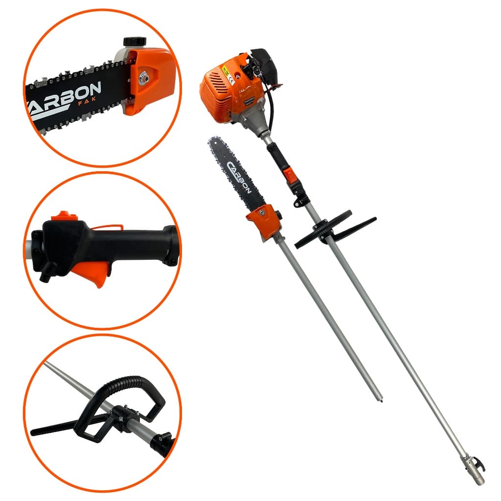 Motopodador de Galhos a Gasolina 2T 33cc 1,3HP com Extensor FAK330MP Carbon Fak