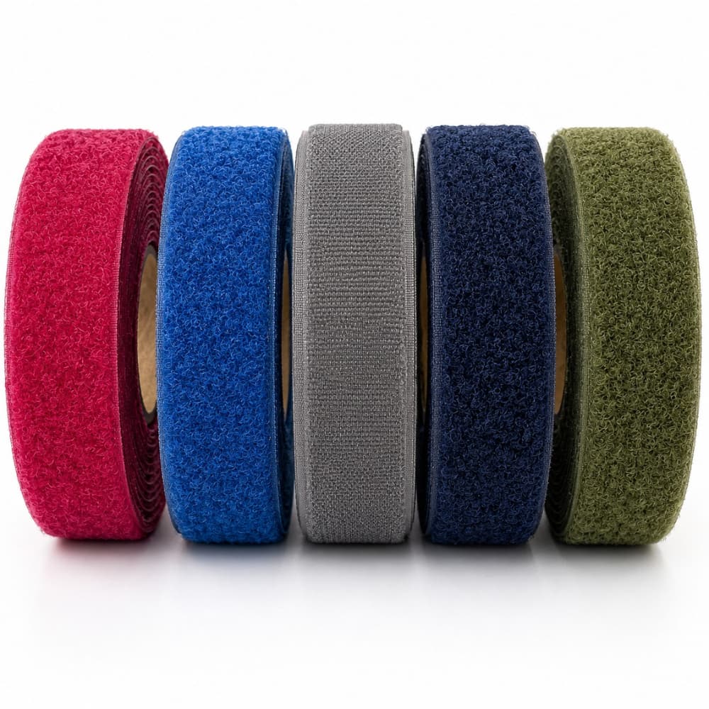 Fecho de Contato 50mm Colorido Macho e Fêmea Velcro para Costura Artesanato Resistente