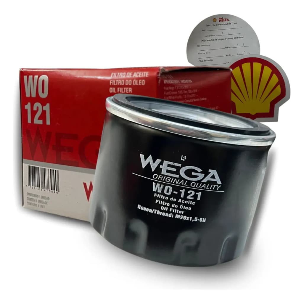 Filtro De Oleo Do Motor Wo121 Fiat Renault Peugeot Jeep C3