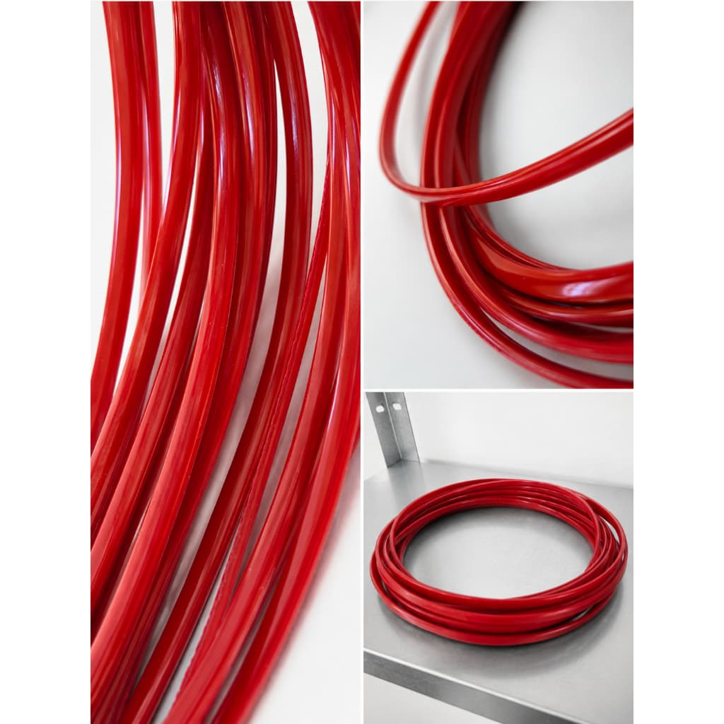 Friso Vermelho De 6mm Para Grade Parachoque Rolo De 4 Metros