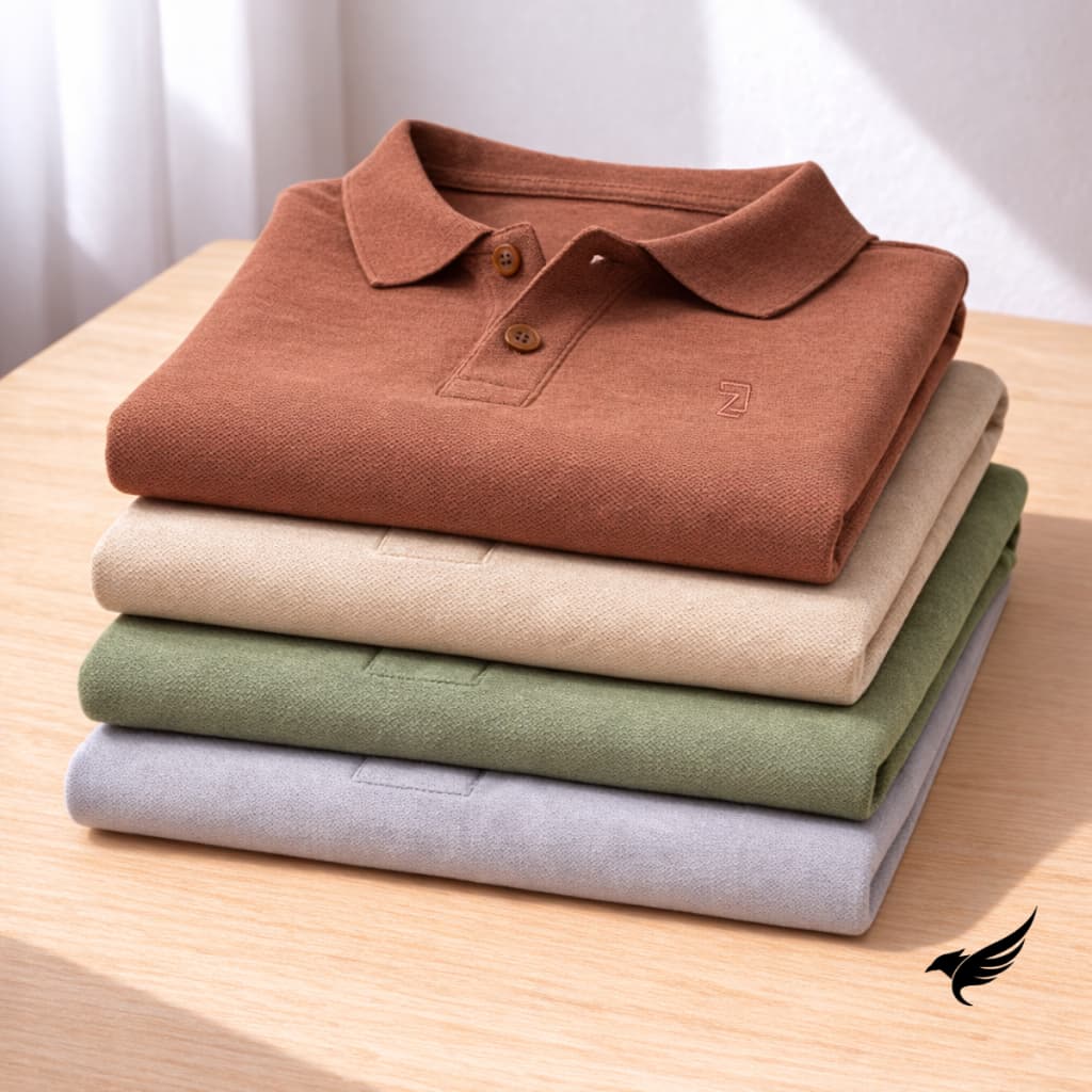 Kit 4 Camisa Polo Masculina Piquet Premium