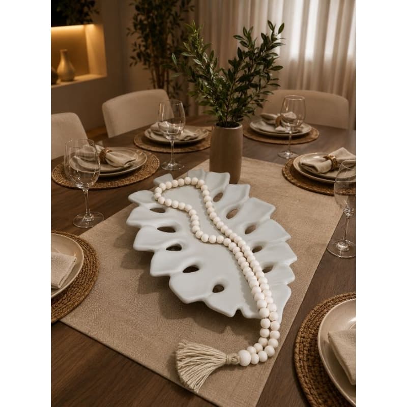 colar decorativo para centro de mesa aparador mesa de centro em madeira lindo