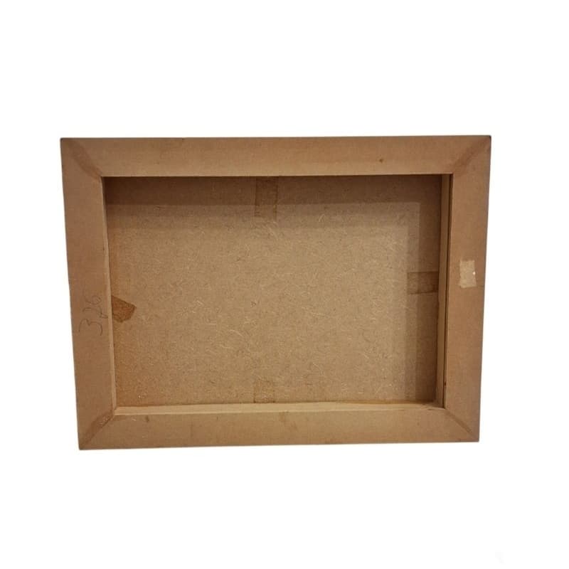 Quadro Cenário Retangular 32x26x5 Mdf Madeira
