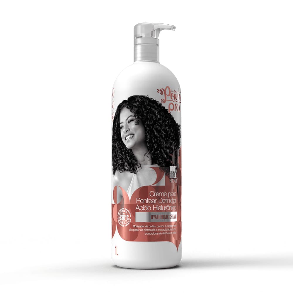 Creme Para Pentear Definidor Ácido Hiarulônico 1L Soul Power