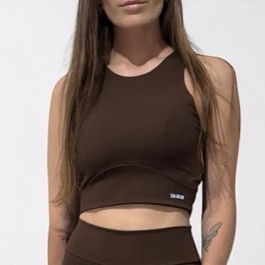 Top Cropped Com Recorte Princesa - Com Abertura para Bojo - Poliamida - Fitness