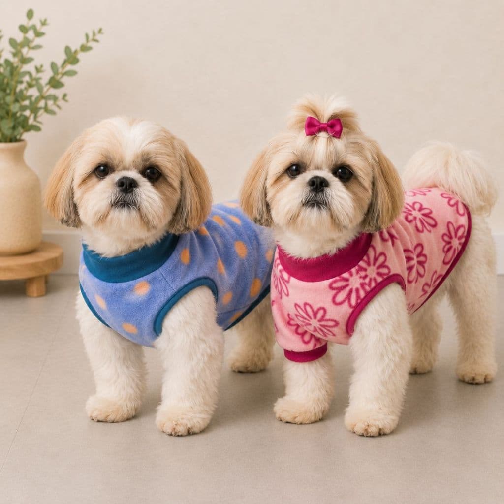 Roupa Soft Para Cachorro Inverno Pet Blusa Suéter Quentinha Cão Filhotes e Adultos