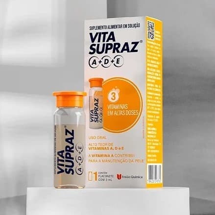 POLIVITAMINICO VITA SUPRAZ A+D+E FLACONETE DE 3ML  CADA - UNIAO QUIMICA