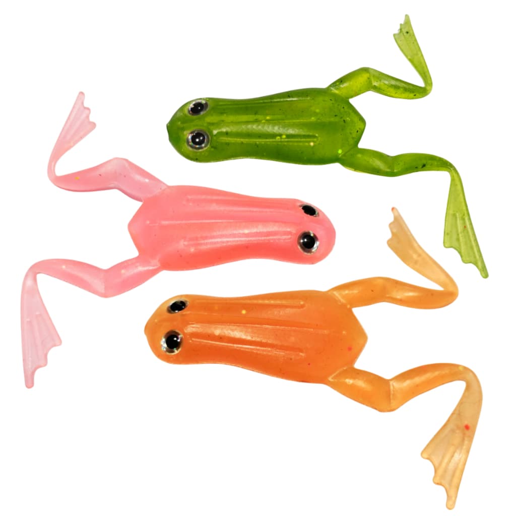 Kit Isca Artificial 2 Sapo Perereca Rã Isca para traira robalo tucunaré pesca de predadores isca soft
