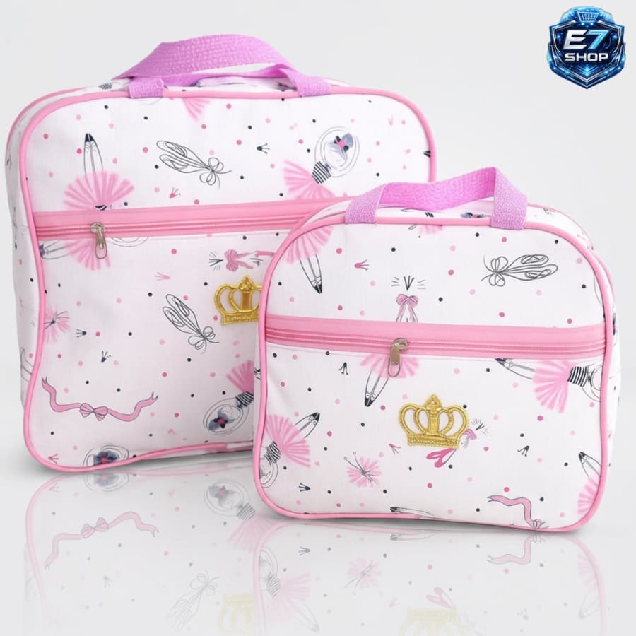 Kit Bolsa Maternidade 2 Peças Menina Menino Mala Para Bebê Modelos Variados