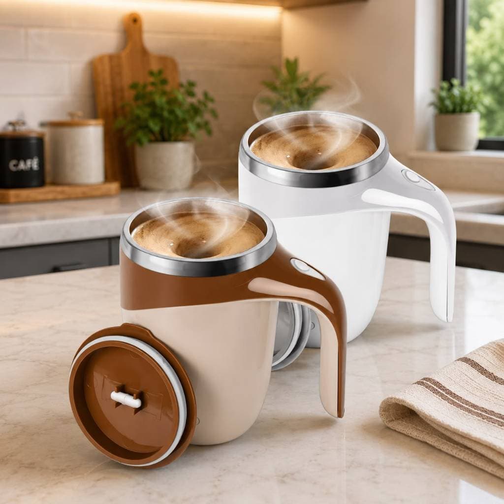 Caneca Mixer Automática Caneca Misturadora para Café Shakes Whey Prática para Casa ou Trabalho