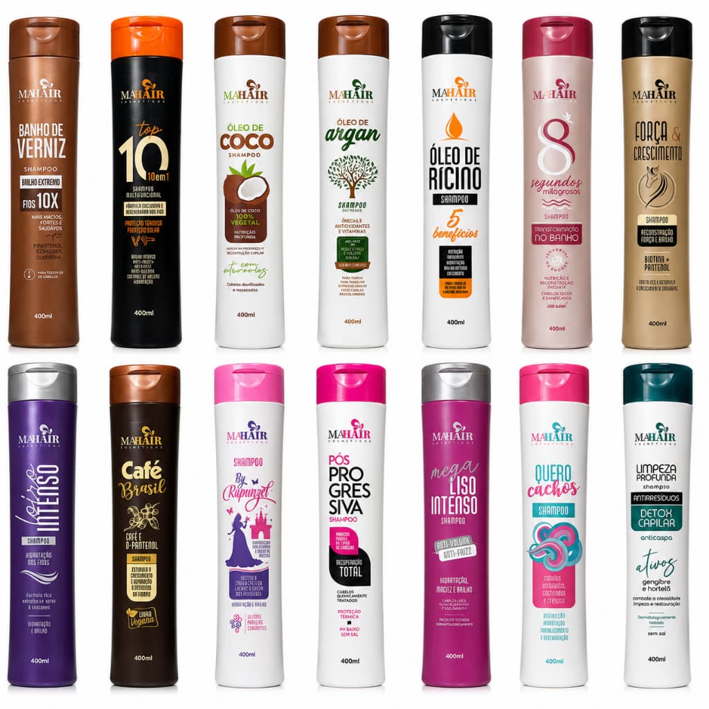 Shampoo Mahair Linha Completa Hidratação e Nutrição Promoção!