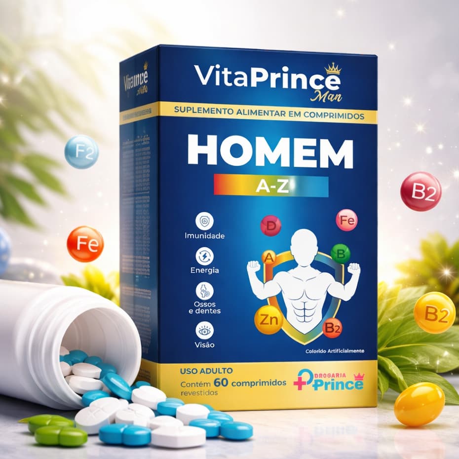 Vitamina VitaPrince Men AZ 60 cáps