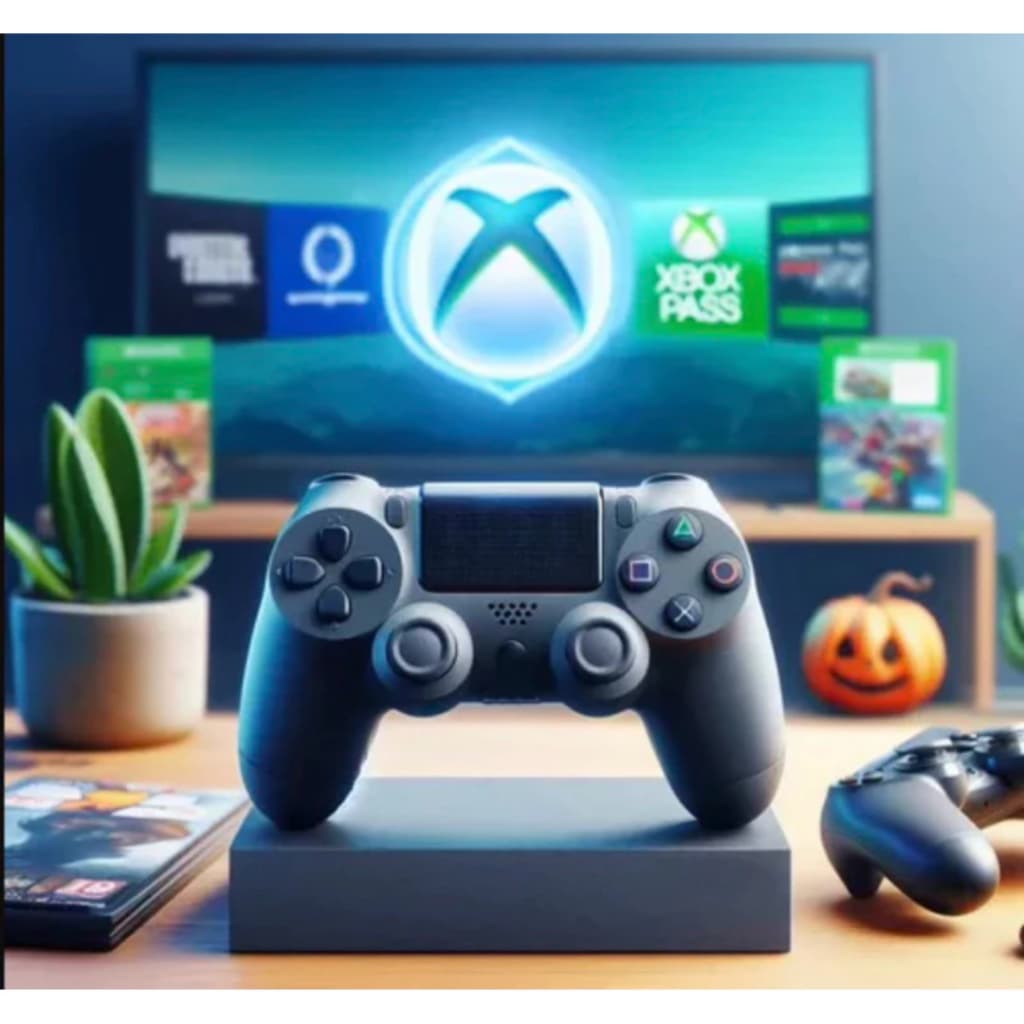 Controle Game Sem Fio para Ps4 TV - Xbox App Pc Sem Fio Game Pass Geforce