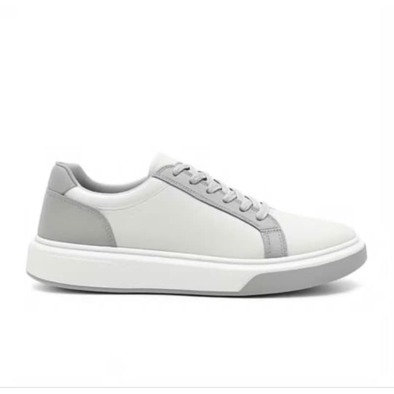 Tenis Estililoso Feminino New Design Couro Academia Treino Bege Banco