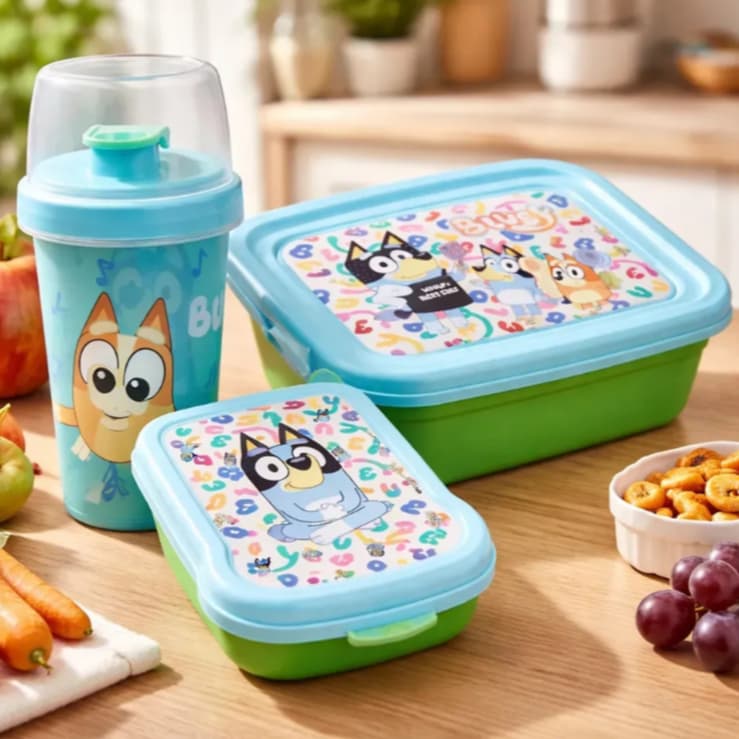 Kit Lancheira Com Marmita Hermética 630ml Porta Lanche e Garrafa Shakeira 320ml Infantil BPA Free