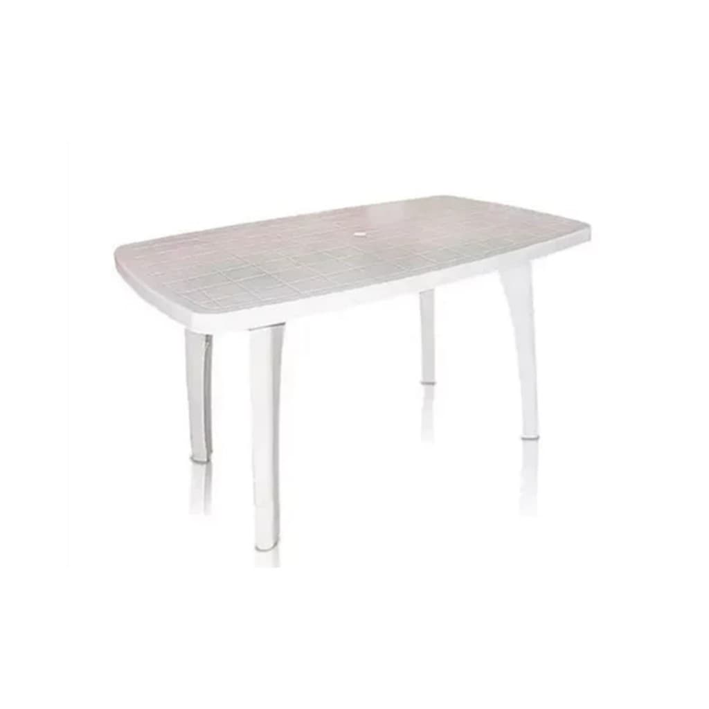Mesa Plástica Retangular Desmontável Plasnew - Praticidade, Resistência e Design Elegante