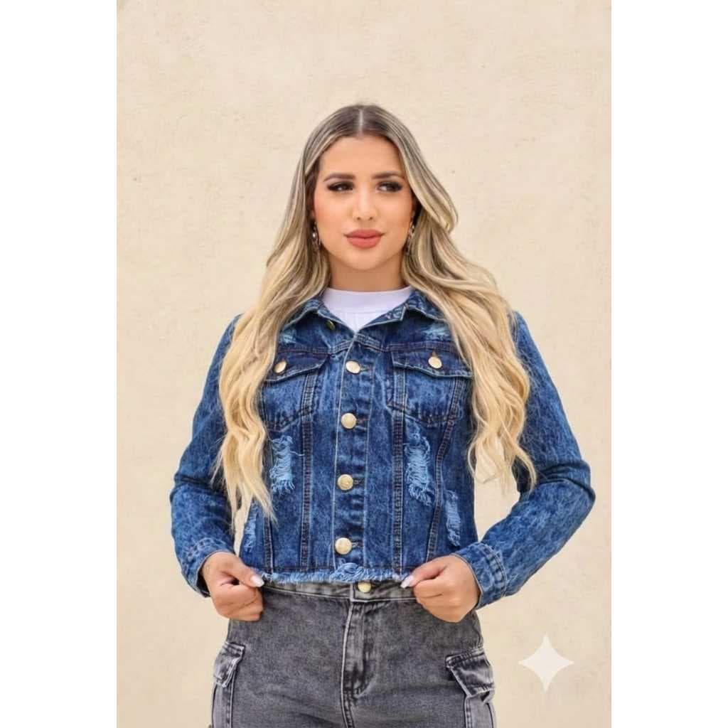 Jaqueta Feminina Desfiada Premium