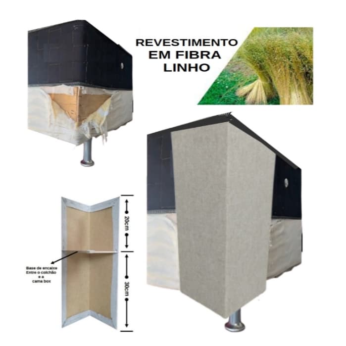 KIT 2 Arranhador Gato Protetor para COLCHÃO E CAMA BOX com placa de MDF