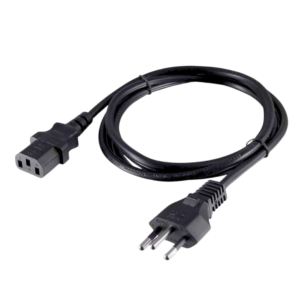 Cabo de Força Tripolar ATX C13 1,2 Metros para Computador Kapbom KAP-395