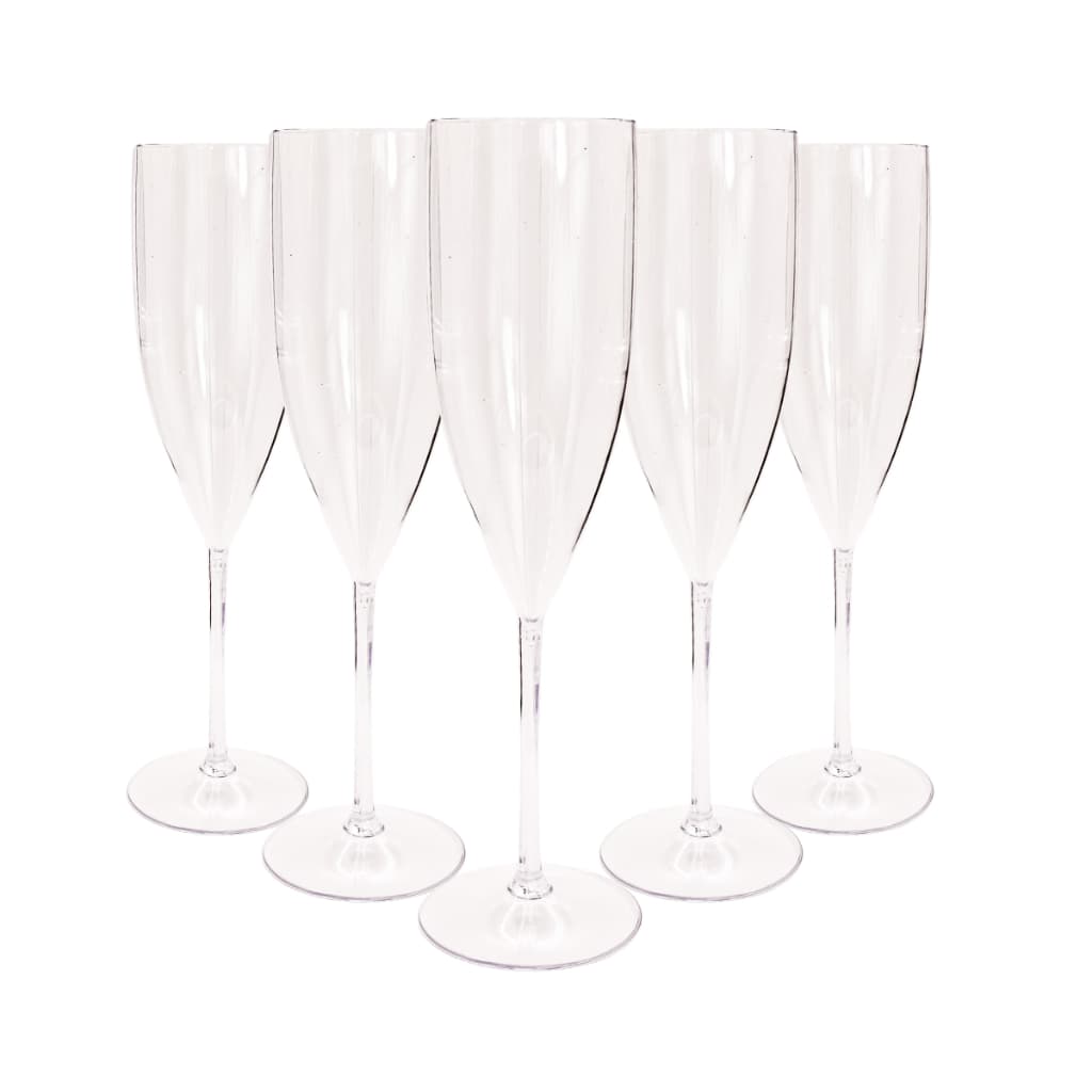 Taças De Champanhe Acrílico Cristal 160ml - 5 Unidades Chandon Champagne