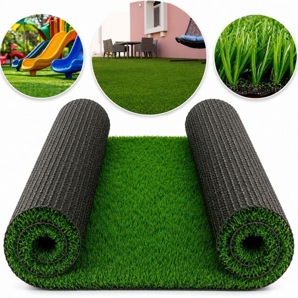 Grama Sintética Jardim Soft Grass 12mm 2x0,50m (1m²) Decorativa Alta Qualidade Parquinho Uv