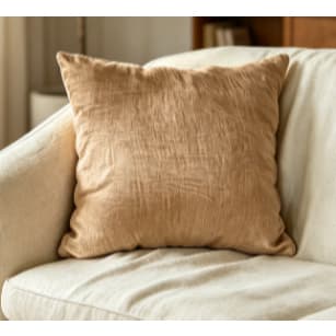 Almofada Decorativa de Linho Resistente 45x45cm Completa com Enchimento, Diversas Cores Macia para Sala, Quarto e Varand