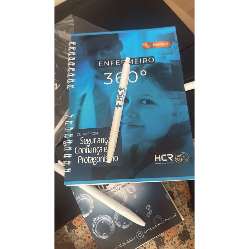 50 Kits  Cadernos Personalizados com caneta  tam 15x21 - A5
