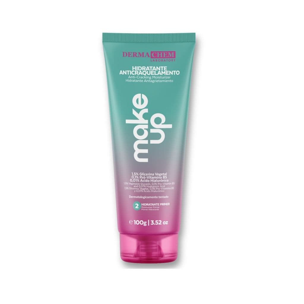 Hidratante Anticraquelamento Dermachem 100g Primer Hidratante Pré Maquiagem Make Up