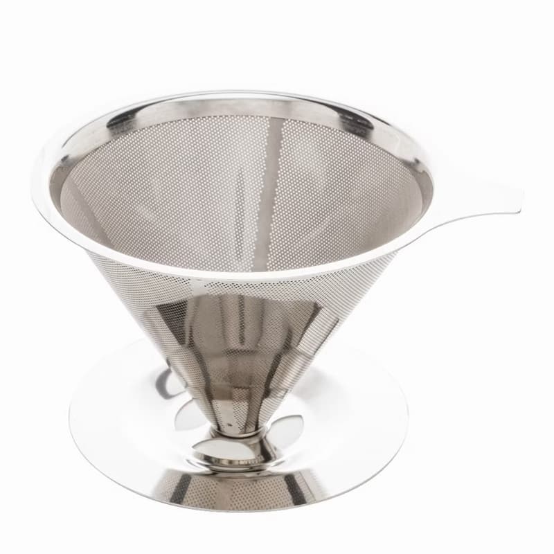 Filtro para Café de Aço Inox Reutilizável Lyor Coador Permanente Prático e Econômico