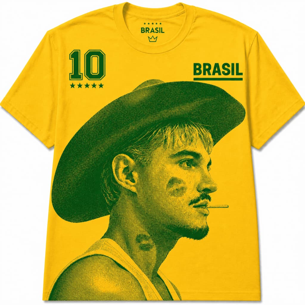 Camsiseta Jão Tendência Camiseta Presente Para fãs Brasil