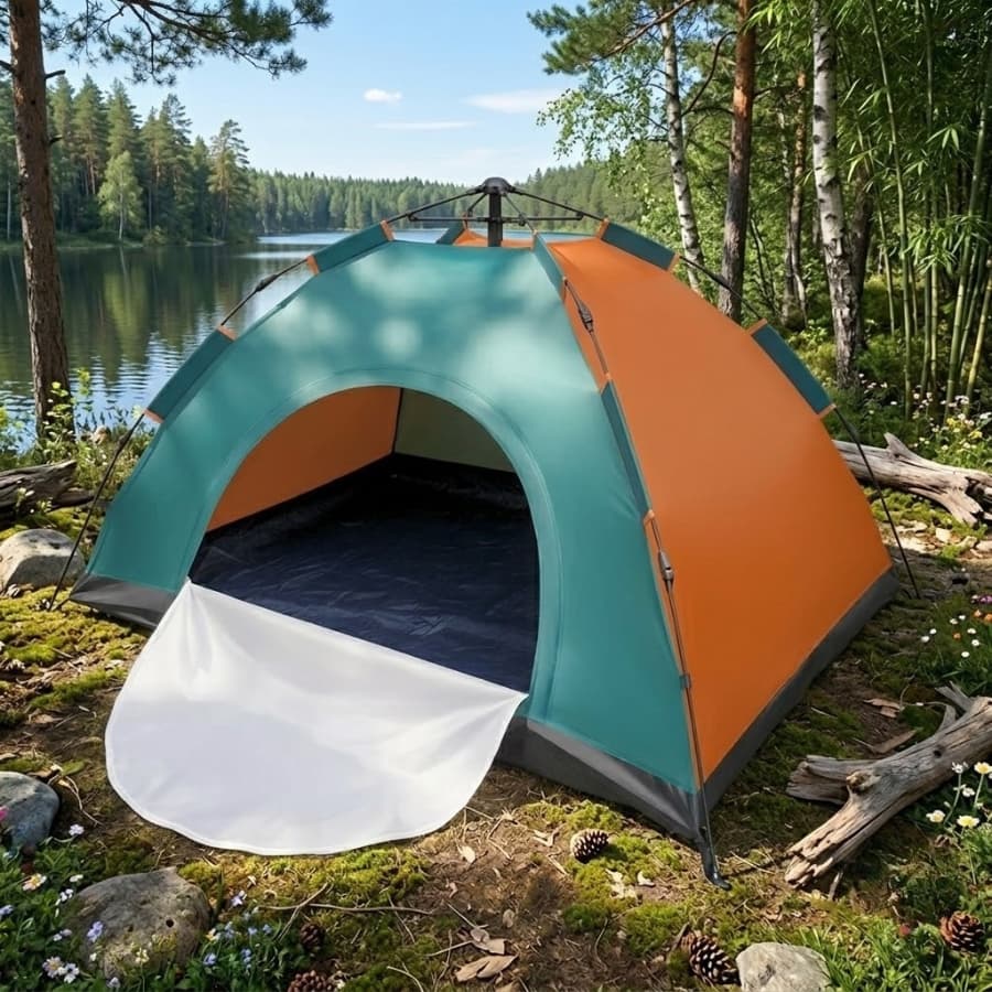 Barraca Camping  3 Pessoas - Barraca De Acampamento A Prova D'Água - Barraca Camping Praia