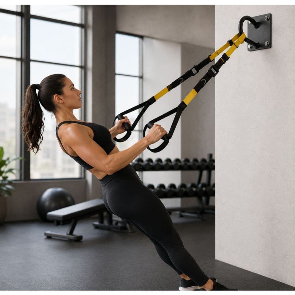 Suporte de Teto/Parede para TRX e Corda Naval em Aço – 300kg | Alta Resistência e Segurança