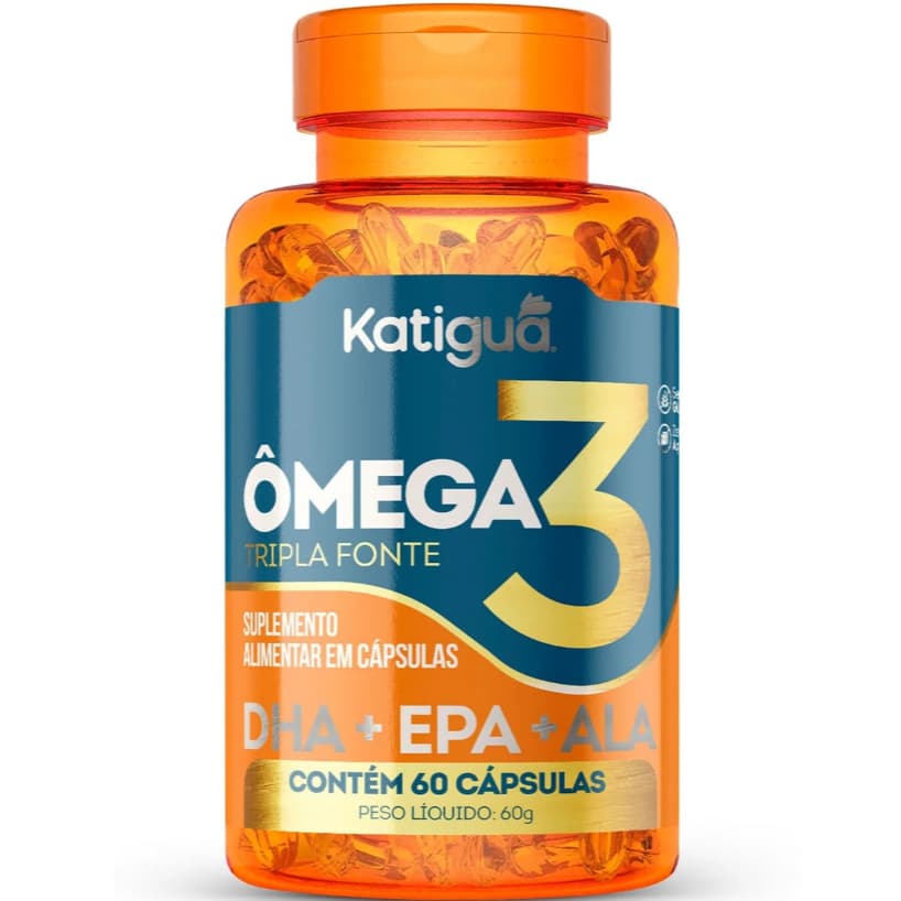 Ômega 3 Tripla Fonte DHA + EPA + ALA - Katiguá