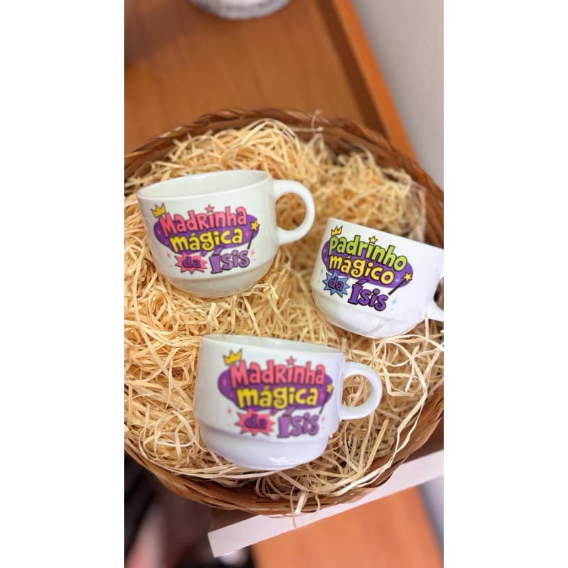 Xícara Personalizada Padrinhos Mágicos