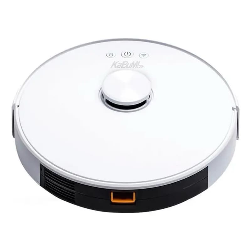 Robô Aspirador Kabum Smart 700 Branco com Wi-Fi e Mapeamento Inteligente Alexa/Google