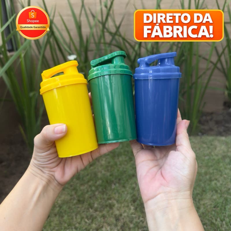 15 unidades Mini Coqueteleiras - Shakeiras com tampa squeeze para criança 200ml