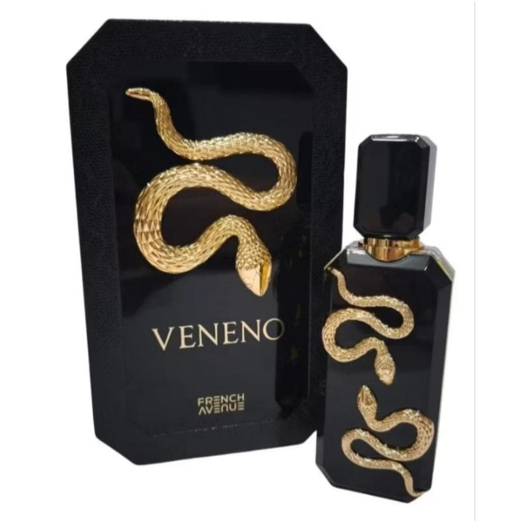 PERFUME ÁRABE VENENO PRETO (BLACK) 100ML – FRENCH AVENUE ORIGINAL